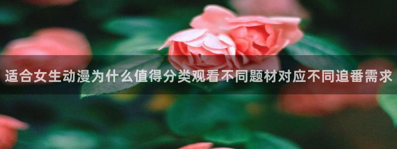 虫虫漫画阅读网站:适合女生动漫为什么值得分类观看不同题材对应不同追番需求配图
